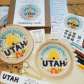 ACROSS AMERICA EMBROIDERY KIT - Utah