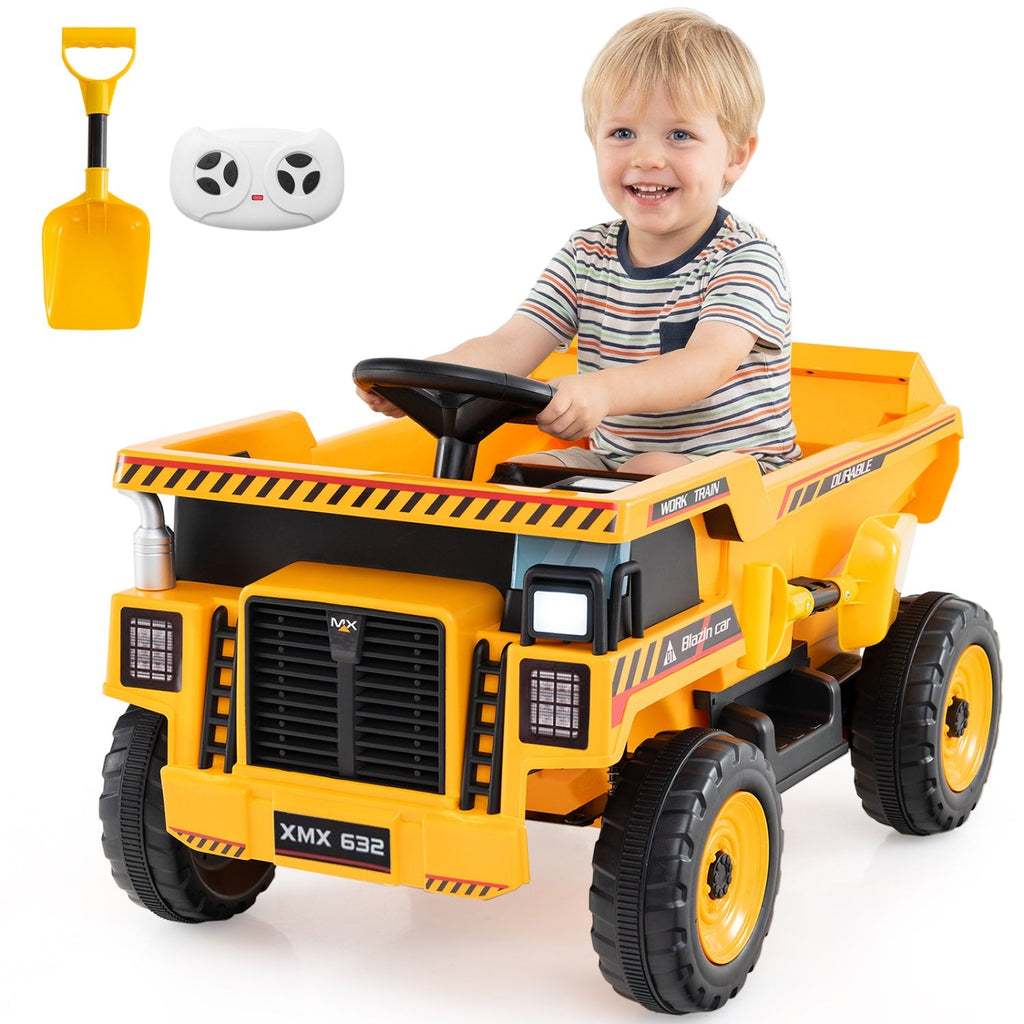 24V Electric Dump Truck Ride-On Toy with Remote Control