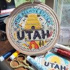 ACROSS AMERICA EMBROIDERY KIT - Utah
