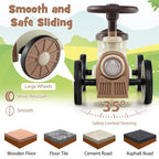 Ride on Toy with Steering Wheel and Train Whistle Sound Button