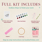 Blue Ribbon Beaded Art Kit