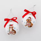 Precious Pets Shatterproof Christmas Ornaments - Set of 6
