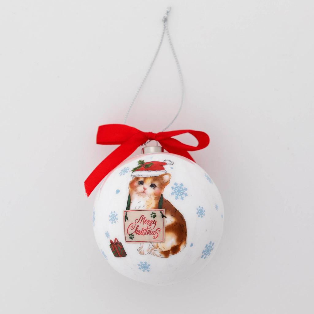 Precious Pets Shatterproof Christmas Ornaments - Set of 6