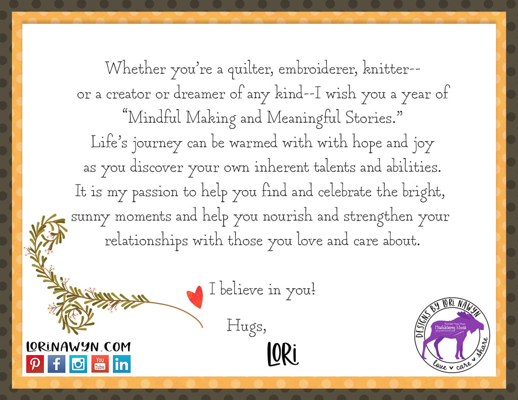 GRATEFUL APPLIQUE KIT