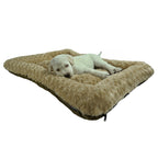 Dog Bed - Rectangle Bolstered Furvana™ 'Cloud'