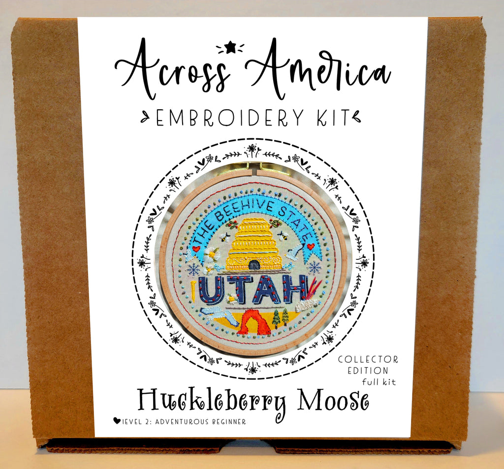 ACROSS AMERICA EMBROIDERY KIT - Utah