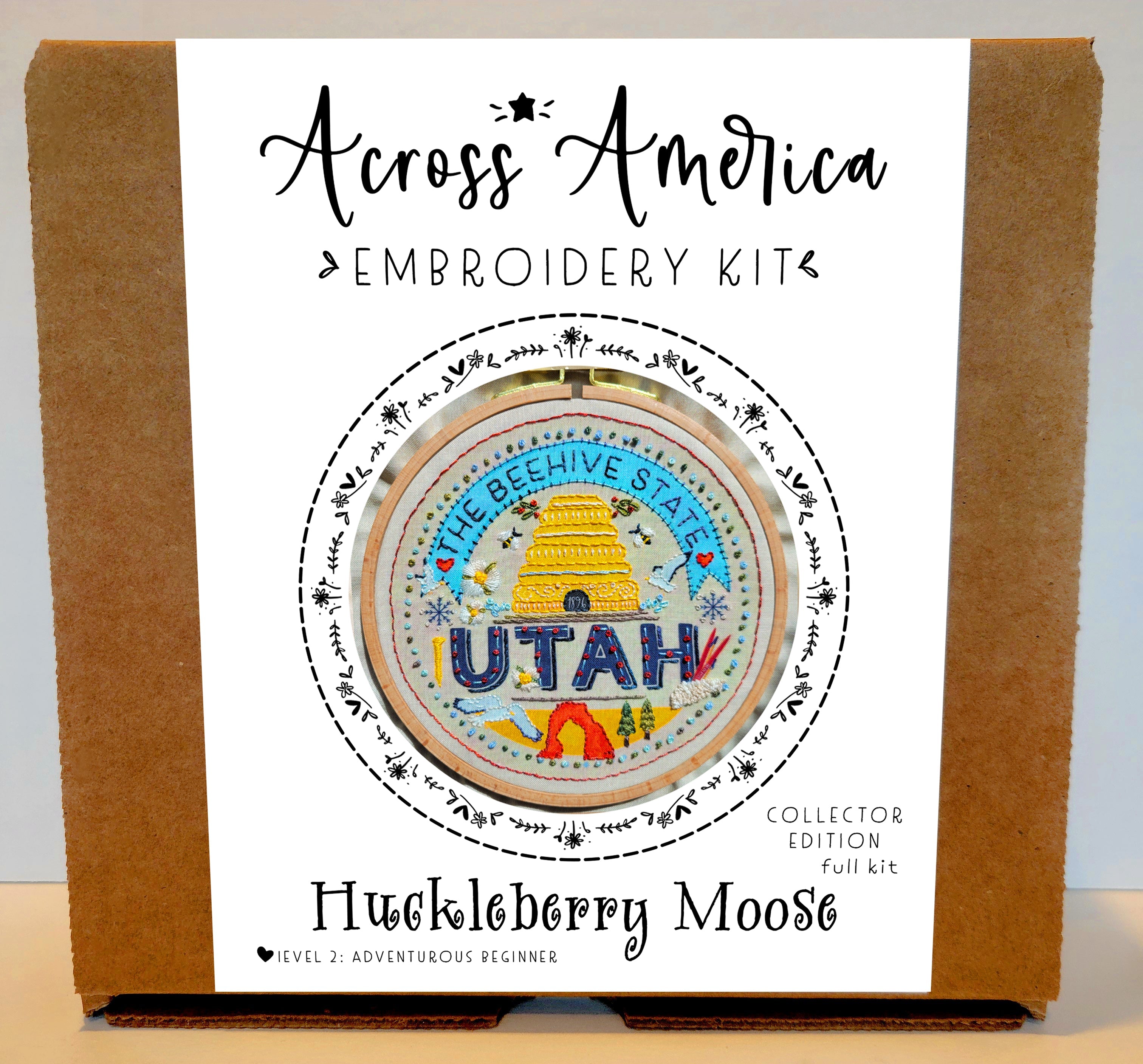 ACROSS AMERICA EMBROIDERY KIT - Utah