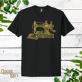 Crank Sewing Machine Quilting T-shirt