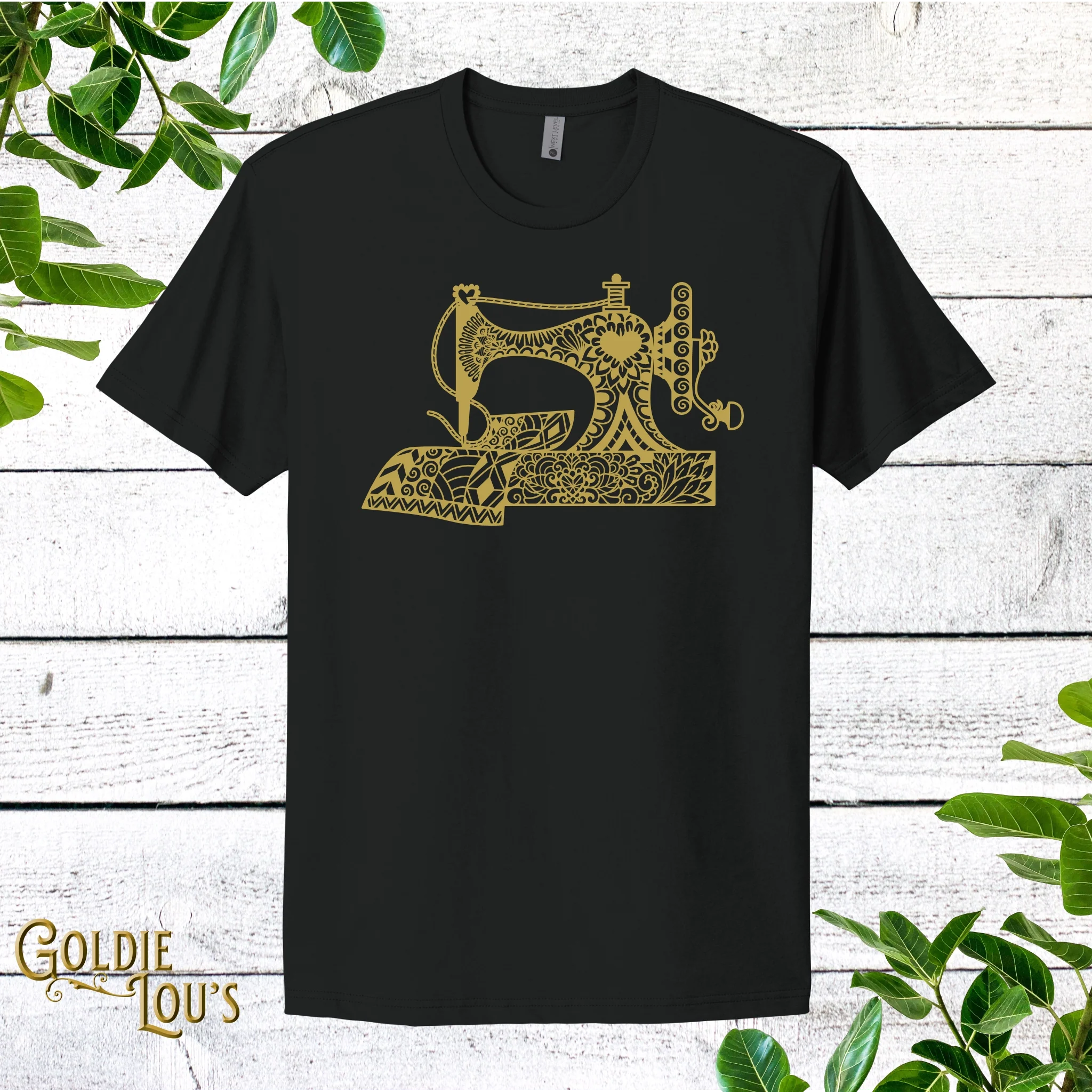 Crank Sewing Machine Quilting T-shirt
