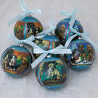 Precious Pets Shatterproof Christmas Ornaments - Set of 6