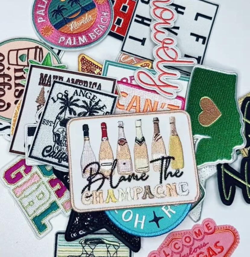 75, 150, or 400 pc Patch Bundle - grab bag -  Embroidered Hat Patch