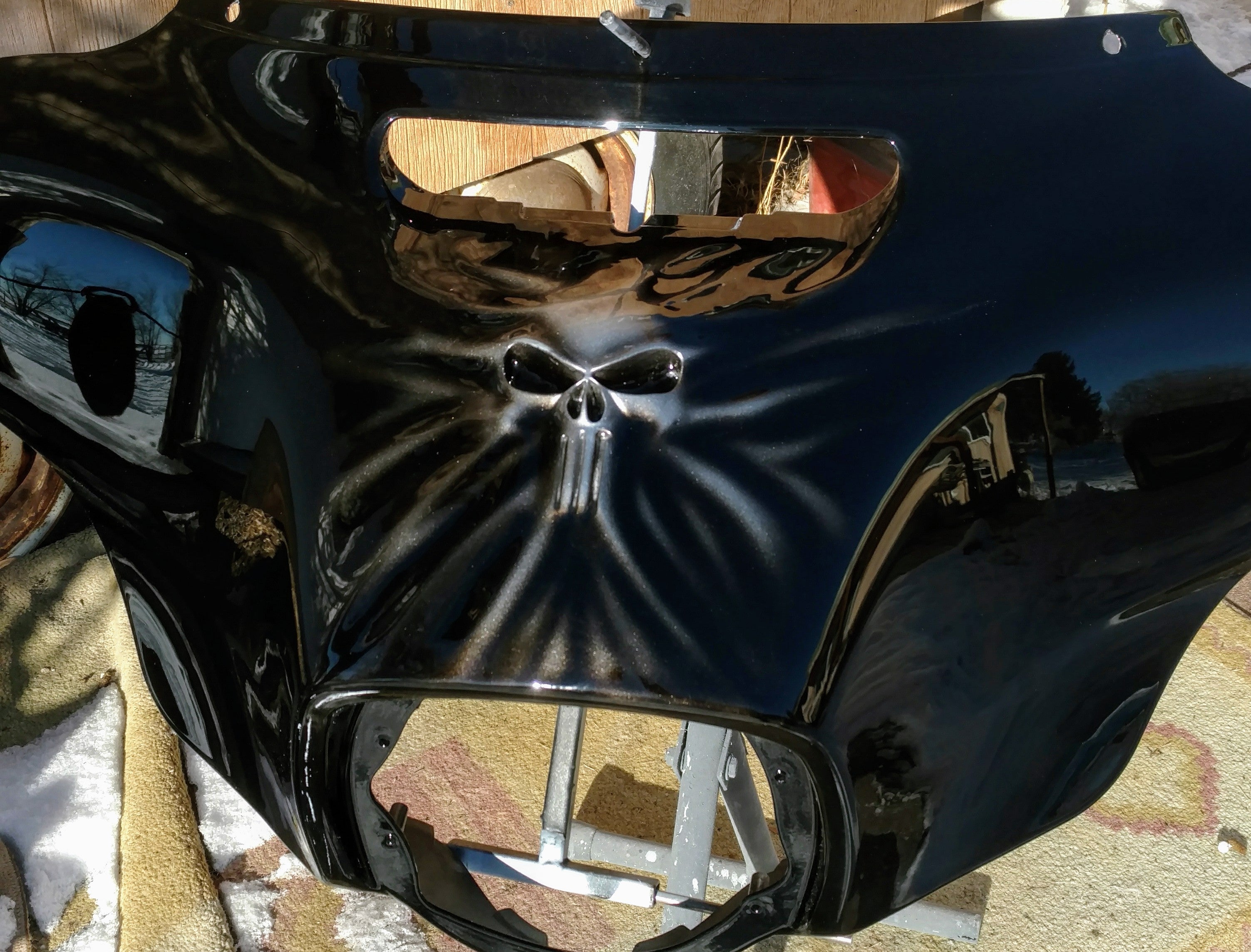 Harley davidson Punisher fairing batwing