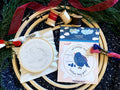"All Beings Rest" Eco-Embroidery Kit w. Bird Pattern (Joyful Threads Winter Dreaming)
