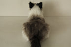 Plush Siamese Cat Longhair Weighted -Handmade Life-Size Companion & Pet Memorial