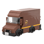 IPS Delivery Truck Building Set - Custom Printed Set - Made Using LEGO® Parts