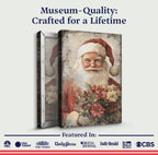 Vintage Christmas Santa Claus Wall Art