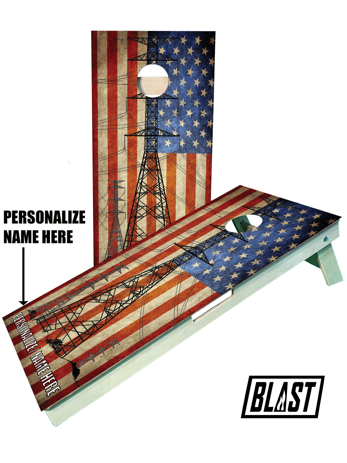 Lineman 2 Cornhole Set