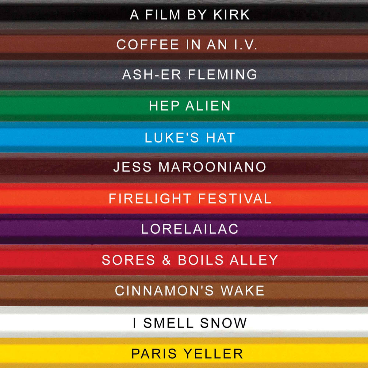 Oy With The Colors Already! Colored Pencils for Fans of Gilmore Girls
