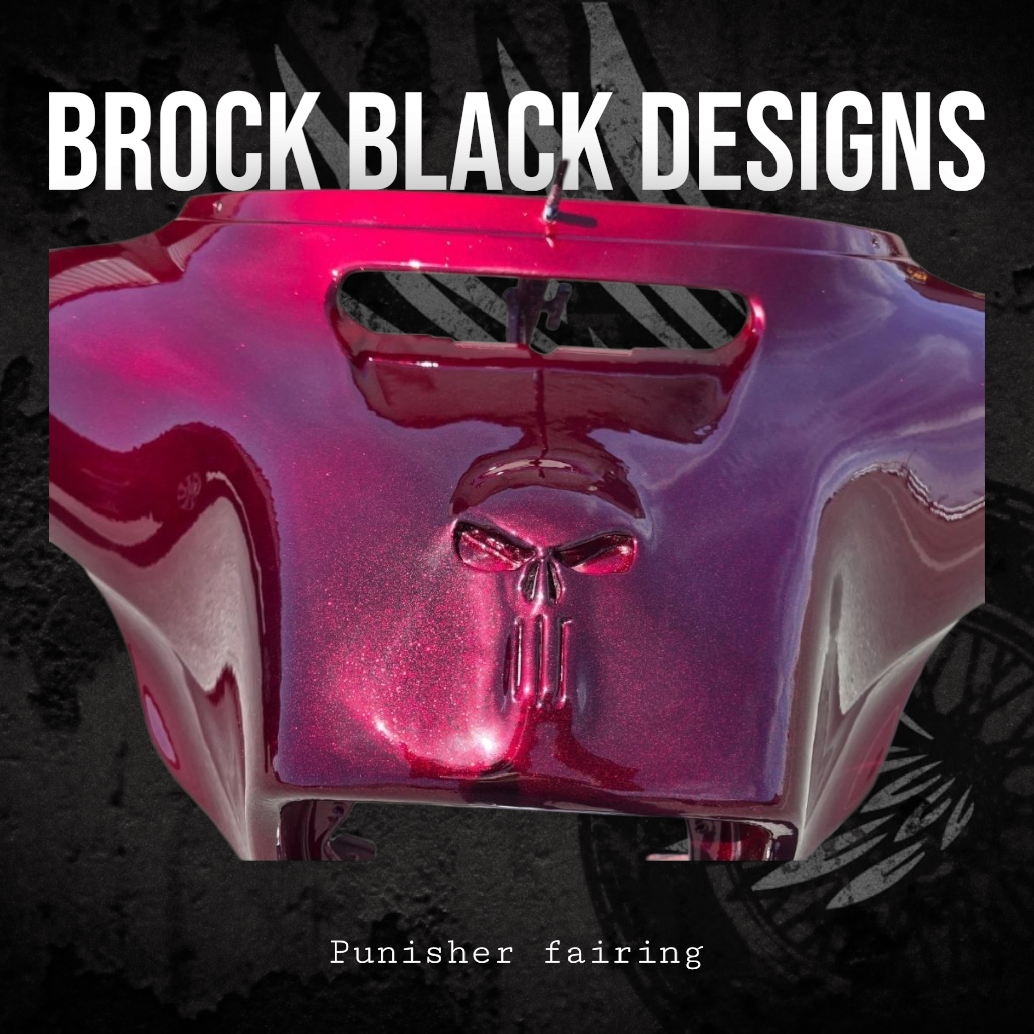 Harley davidson Punisher fairing batwing