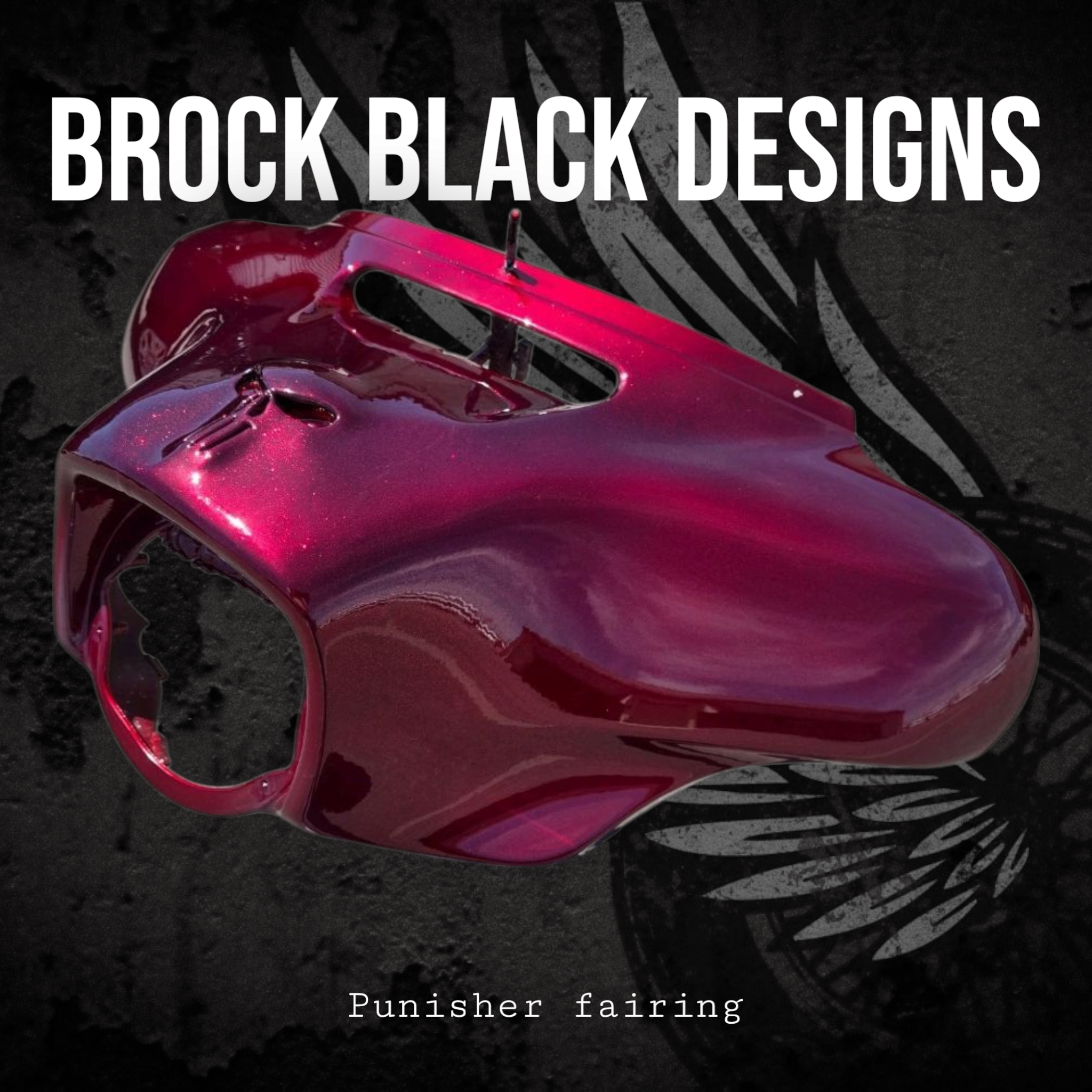 Harley davidson Punisher fairing batwing