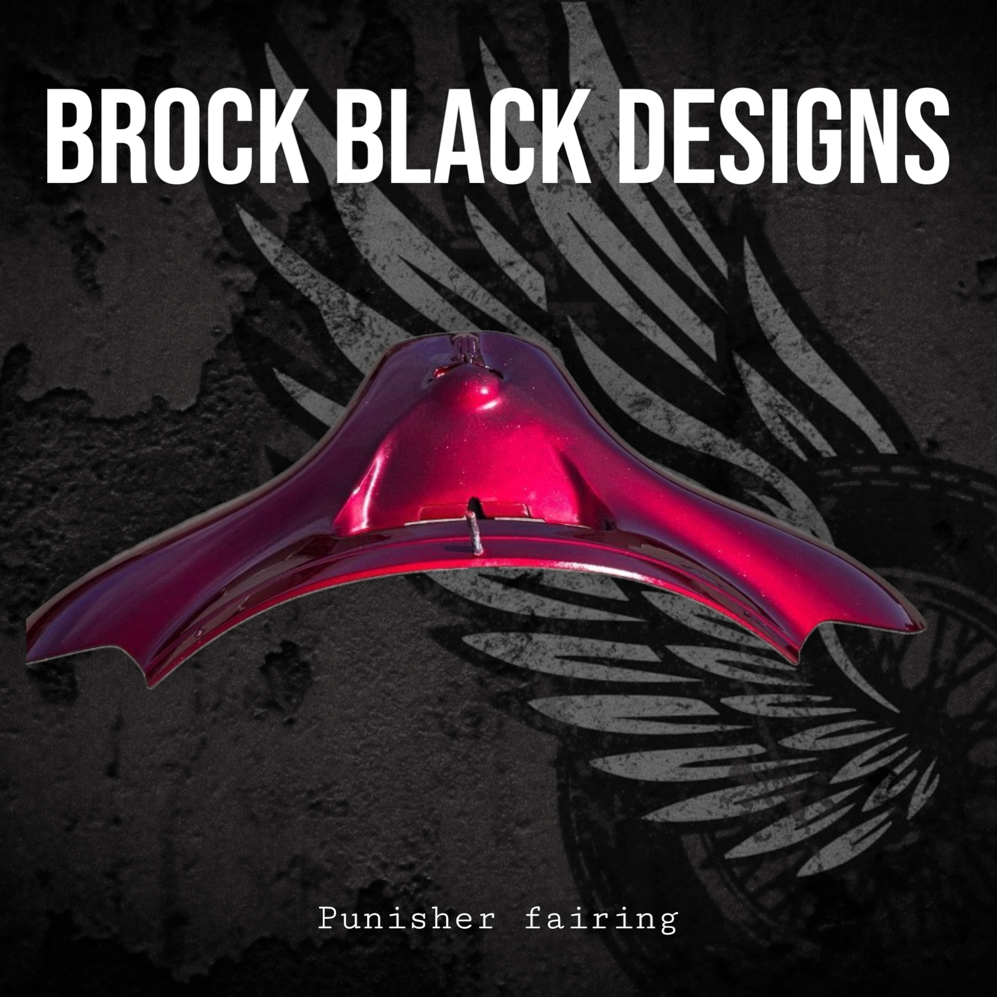 Harley davidson Punisher fairing batwing