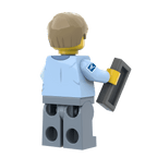 United Studs Postal Worker (Male) -  Custom Printed Minifig - Made Using LEGO® Parts