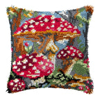 Latch Hook Rug Kit Pastel Embroidery Home decorations Pillow Case Set with Ergonomic Hook Tools