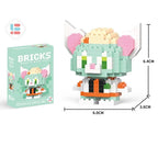 Disney Lilo & Stitch & Pokémon Pikachu Building Blocks – Cute Anime Cartoon Model Toy Set for Kids | Creative Educational Gift for Children
