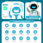 Eilik - Cute Robot Pets Toys with Abundant Emotions, Animations & Mini-Games, Your Perfect Desk Touch Interactive Companion.