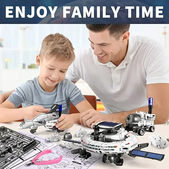 12-in-1 Solar Robot Toy – DIY Science Experiment Building Kit for Kids