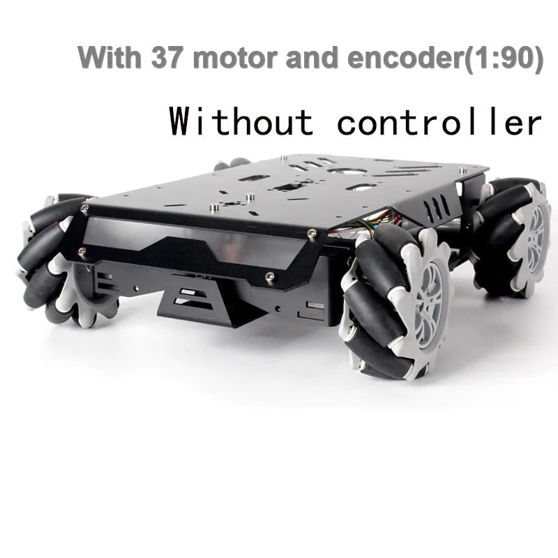 25KG Load RC Tank V3 Mecanum Wheel Robot Car for Arduino, DIY Kit with Encoder Motor and PS2 Handle, Programmable Robot Kit