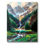 5D Diamond Art Painting Aurora Landscape DIY Mosaic Embroidery Kit