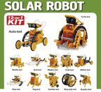 12-in-1 Solar Robot Toy – DIY Science Experiment Building Kit for Kids
