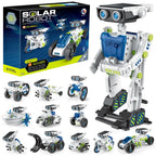 12-in-1 Solar Robot Science Kit - DIY Educational Building Toy, STEM Learning Tool for Kids