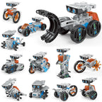 12-in-1 Solar Robot Science Kit - DIY Educational Building Toy, STEM Learning Tool for Kids