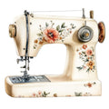 Vintage Sewing Machine Fabric Panel 5