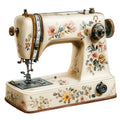 Vintage Sewing Machine Fabric Panel 6