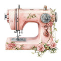 Vintage Sewing Machine Fabric Panel 9