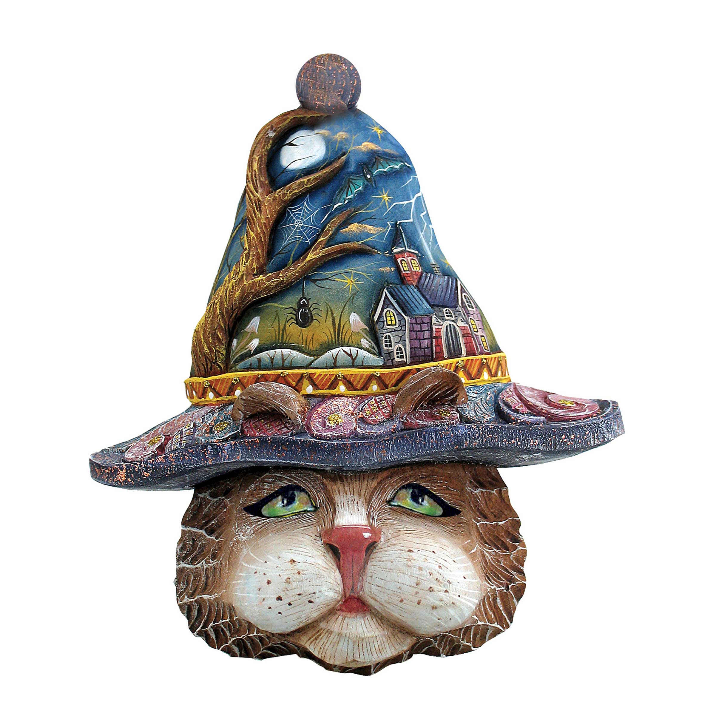 Halloween Eve Cat Halloween Door Decor by G. DeBrekht - Thanksgiving Halloween Decor - 8161039H