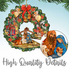 Happy Halloween Wreath Ornaments by G. Debrekht  - Halloween Decor - 8652821