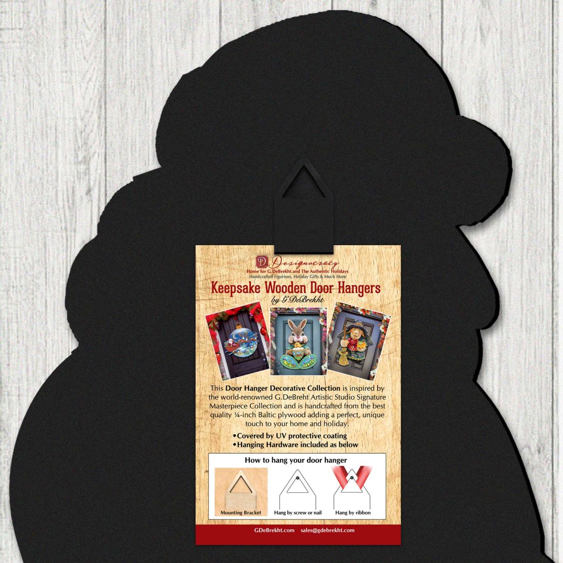 Halloween Eve Cat Halloween Door Decor by G. DeBrekht - Thanksgiving Halloween Decor - 8161039H