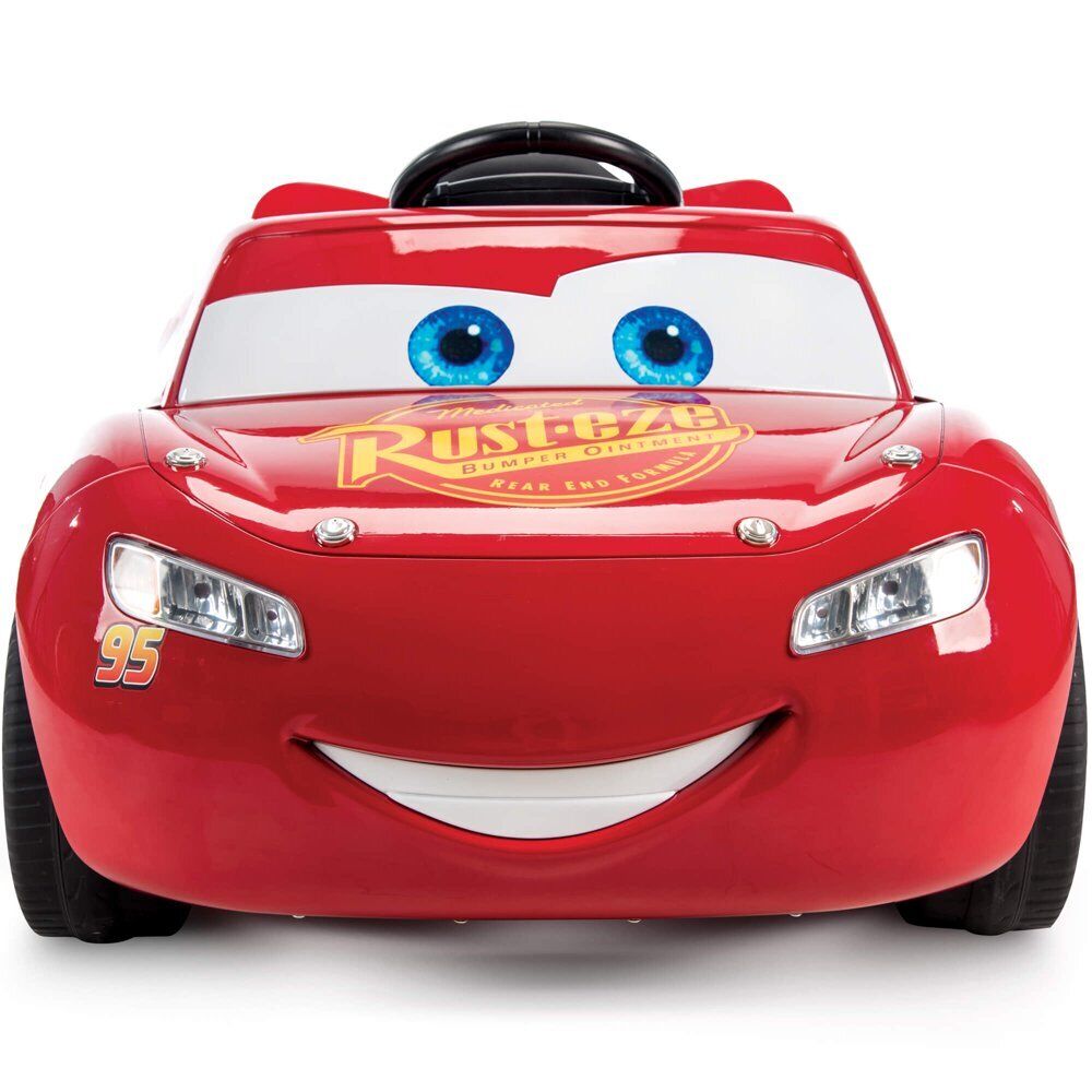 Lightning McQueen Battery-Powered Vehicle with Sound Effects for Ages 3+