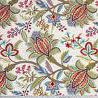 PENELOPE - CREWEL EMBROIDERY FABRIC, PERFECT FOR CURTAINS and DRAPERIES