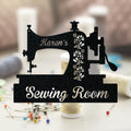 Custom Sewing Machine Decor - Personalized Metal Sign | Durable Powder Coat Finish