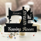 Custom Sewing Machine Decor - Personalized Metal Sign | Durable Powder Coat Finish