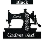 Custom Sewing Machine Decor - Personalized Metal Sign | Durable Powder Coat Finish