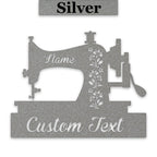 Custom Sewing Machine Decor - Personalized Metal Sign | Durable Powder Coat Finish