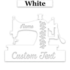 Custom Sewing Machine Decor - Personalized Metal Sign | Durable Powder Coat Finish